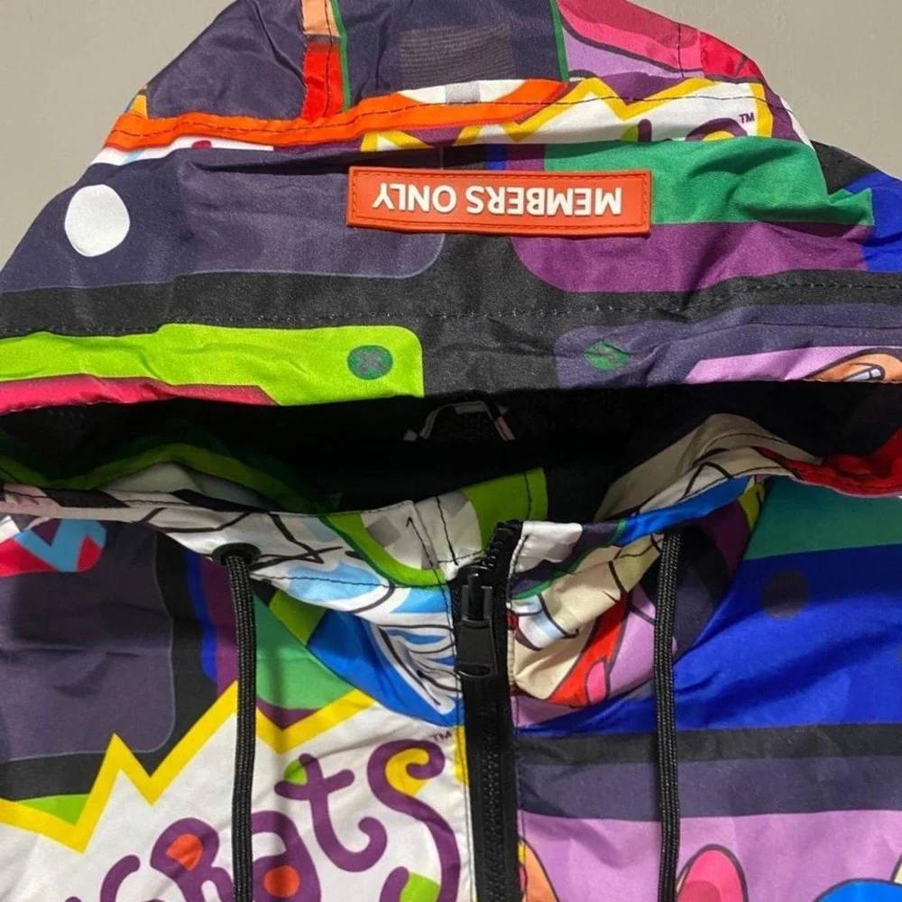 🦖NWT🦖Nickelodeon Rugrats/Reptar Members‎ Only Jacket - Men's Medium